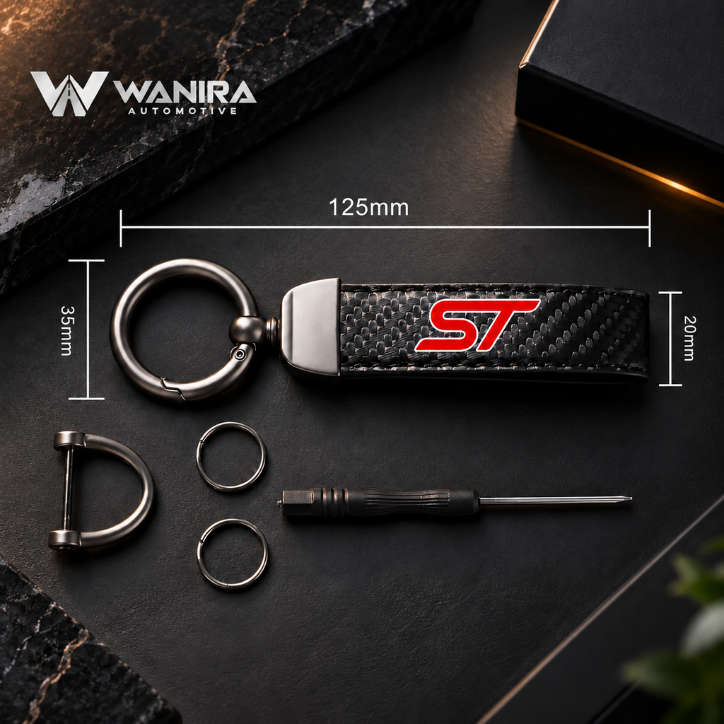 WANIRA single ST-style keychain with size guide