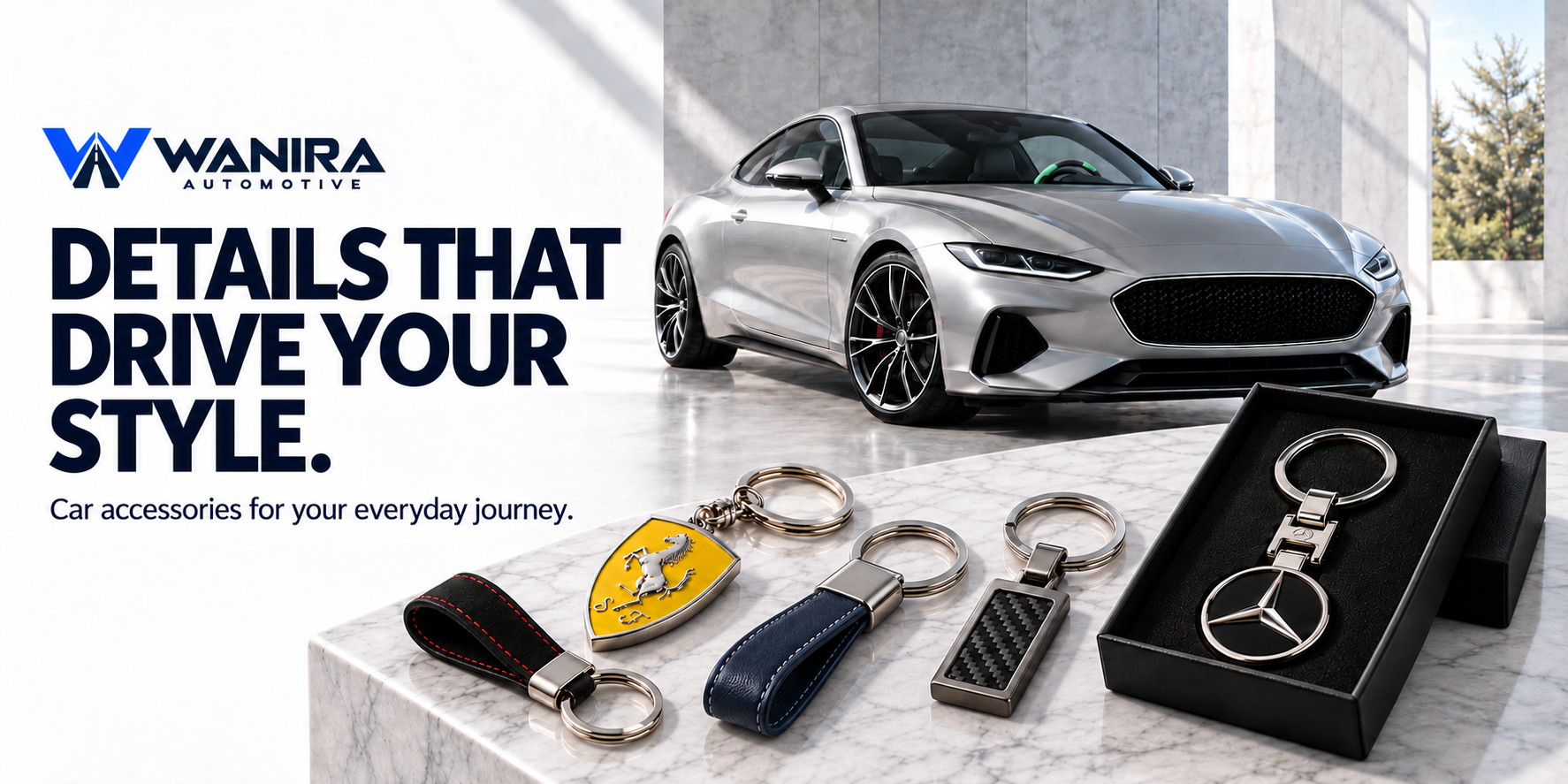 WANIRA Automotive — Details that drive your style. Car accessories and keychains.